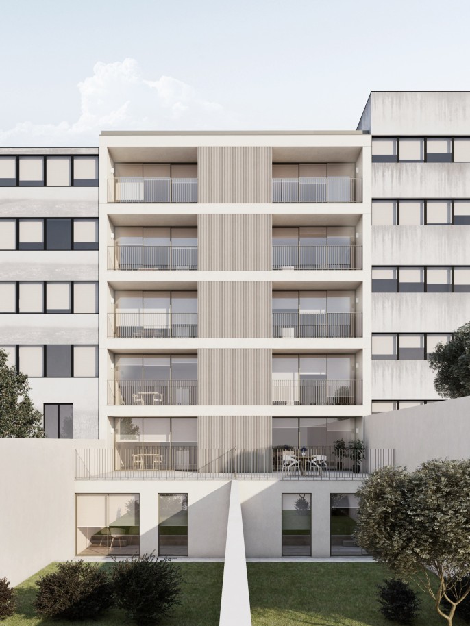 Appartement neuf avec terrasse, à vendre, dans le centre de Porto, Portugal_217895