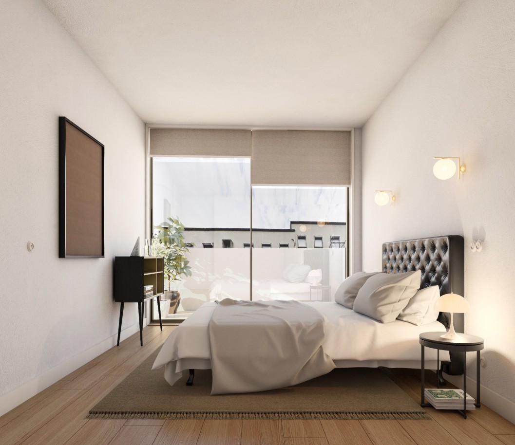 Appartement neuf avec balcon, à vendre, dans le centre de Porto, Portugal_217932