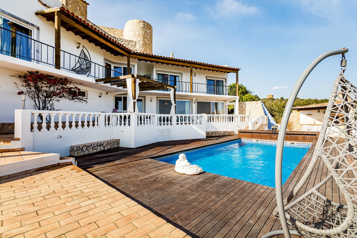 Villa de 5 dormitorios con vistas al mar, en venta, en Faro, Algarve_218183