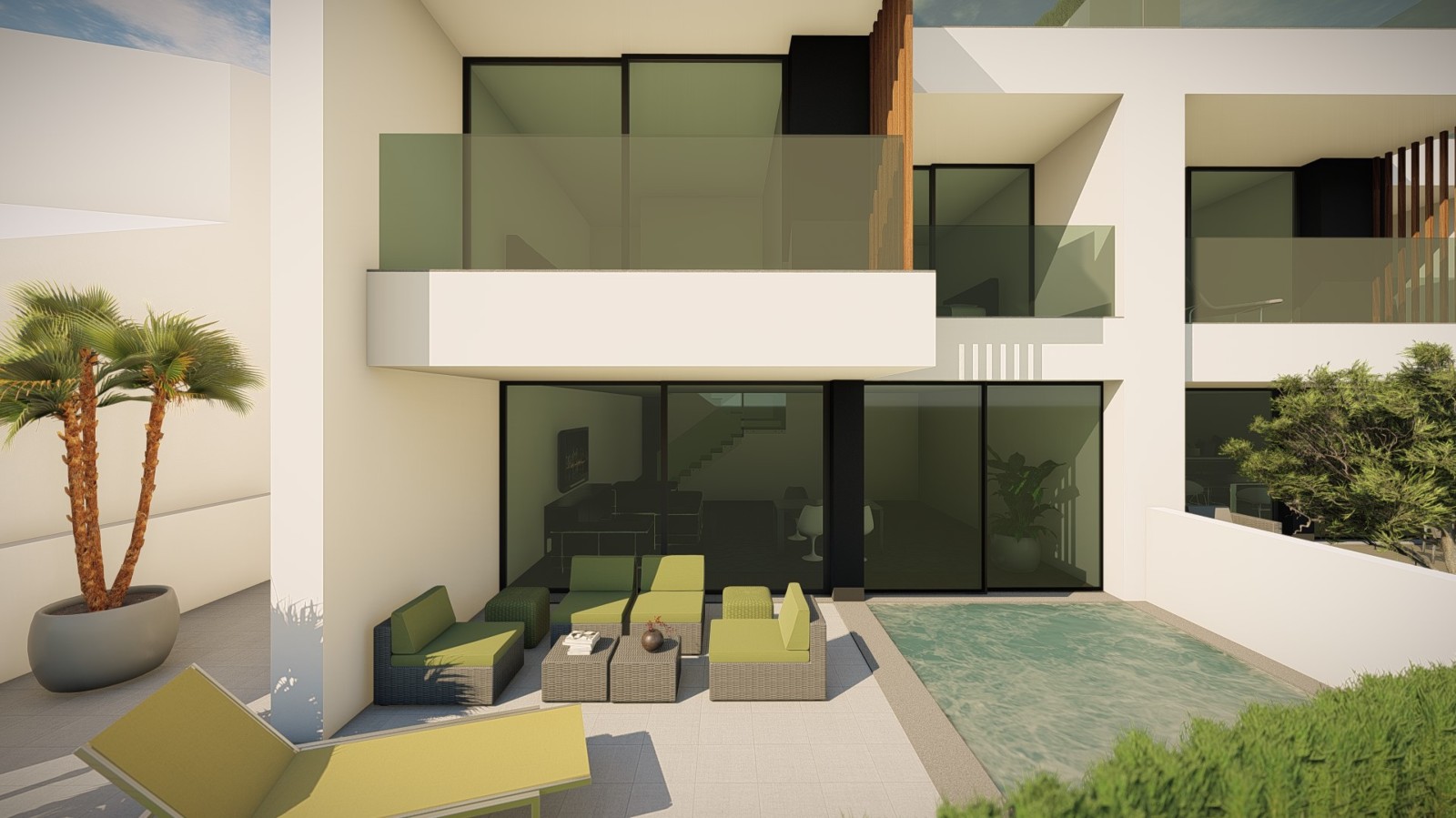 4 Schlafzimmer Doppelhaushälfte Villa mit Schwimmbad, zu verkaufen, in Portimão, Algarve_218609