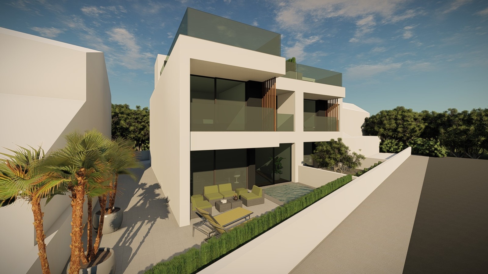 Villa adosada con 4 dormitorios e piscina, en venta, en Portimão, Algarve_218612
