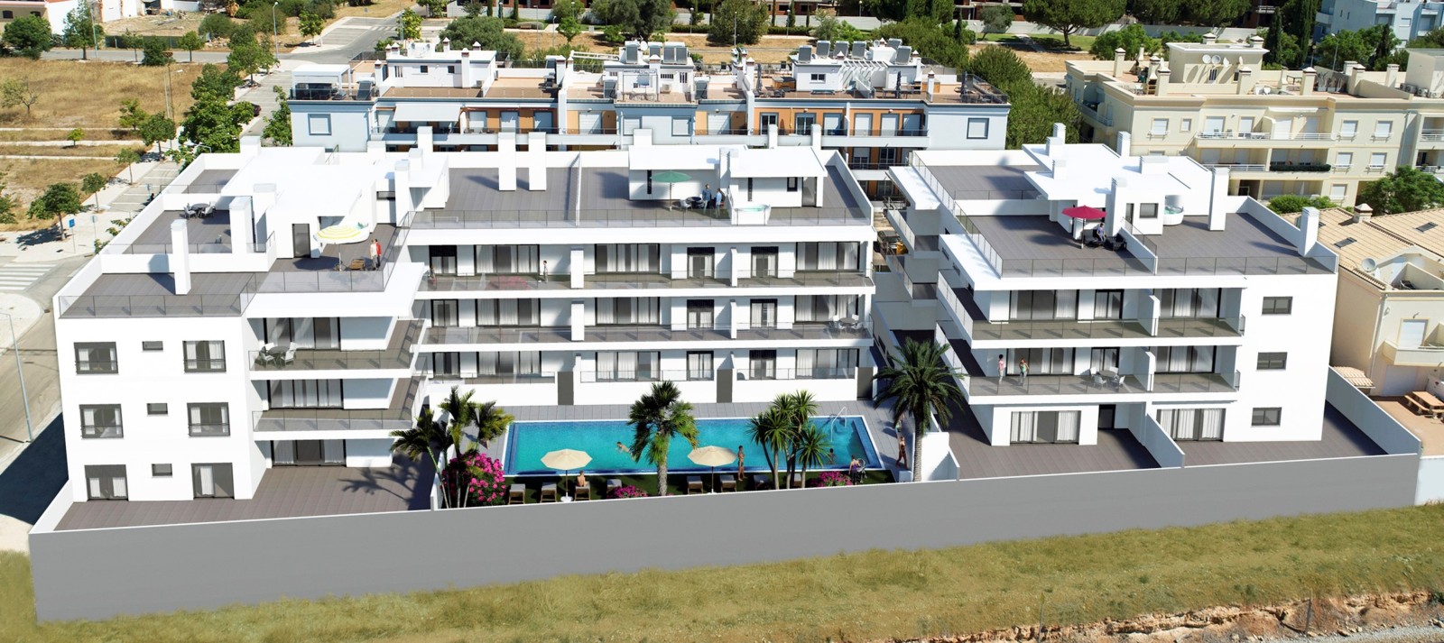 Neue Wohnung in privater Wohnanlage, zu verkaufen in Tavira, Algarve_219182