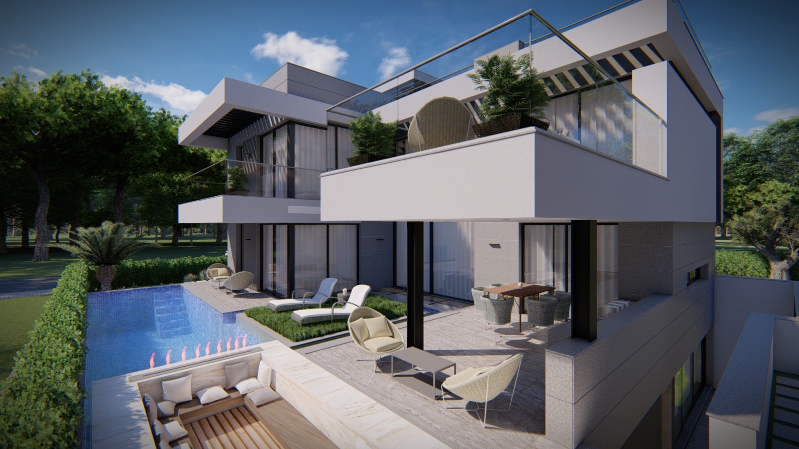 4 Bedroom Villa with pool, under construction, for sale in Vilamoura, Algarve_221386