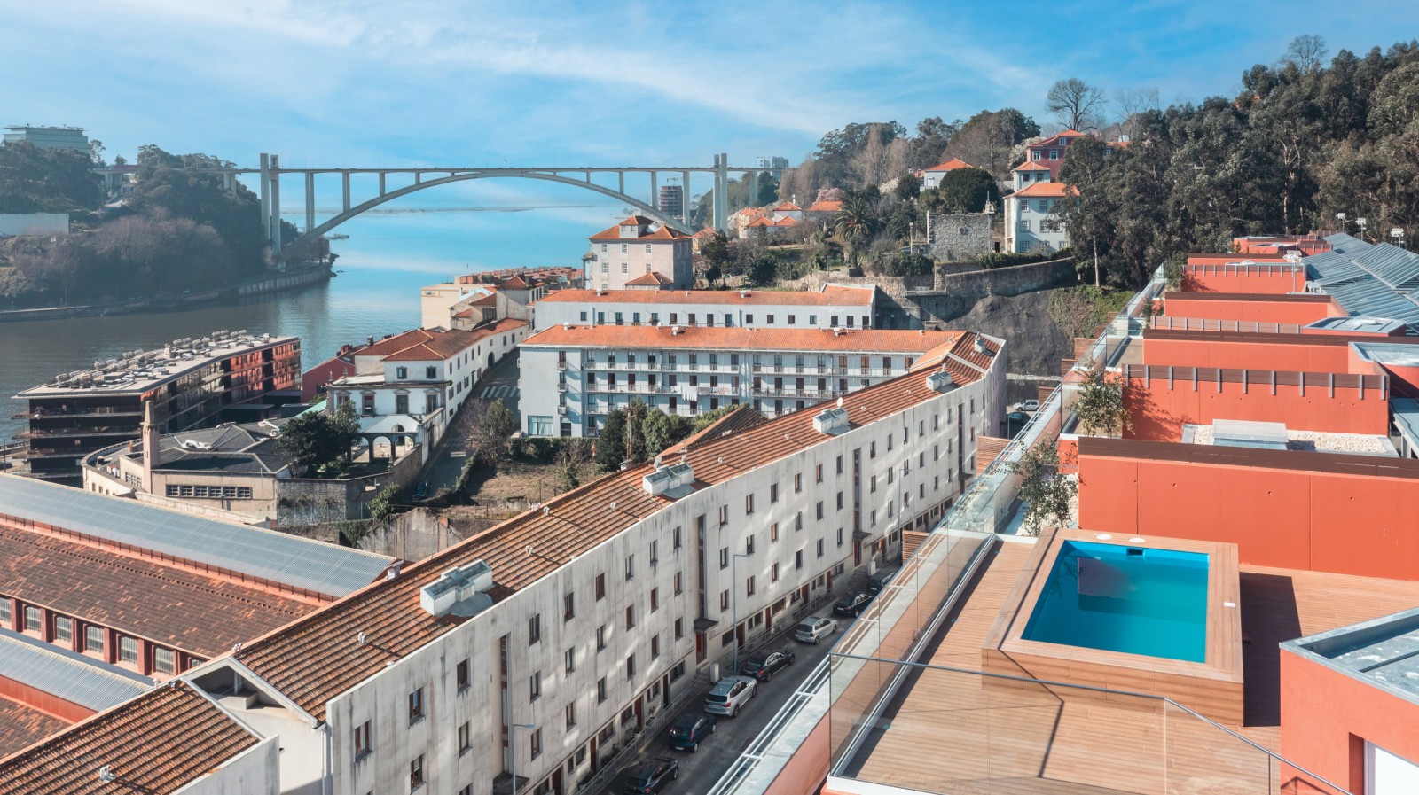 Penthouse nueva de 3 dormitorios con piscina y vistas del Palacio de Cristal, Oporto, Portugal_221792