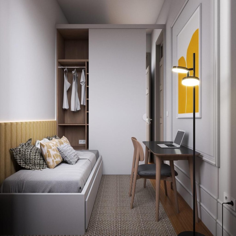 Appartement de 2 chambres avec terrasse, à vendre, dans le centre de Porto, Portugal_227399