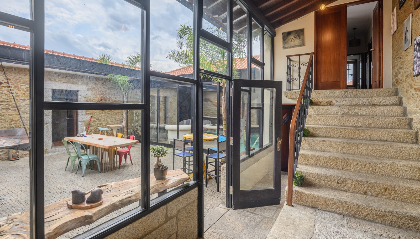 En venta: Casa de campo con piscina cubierta y jardín, en Balazar, Póvoa de Varzim, Norte de Portugal_227543