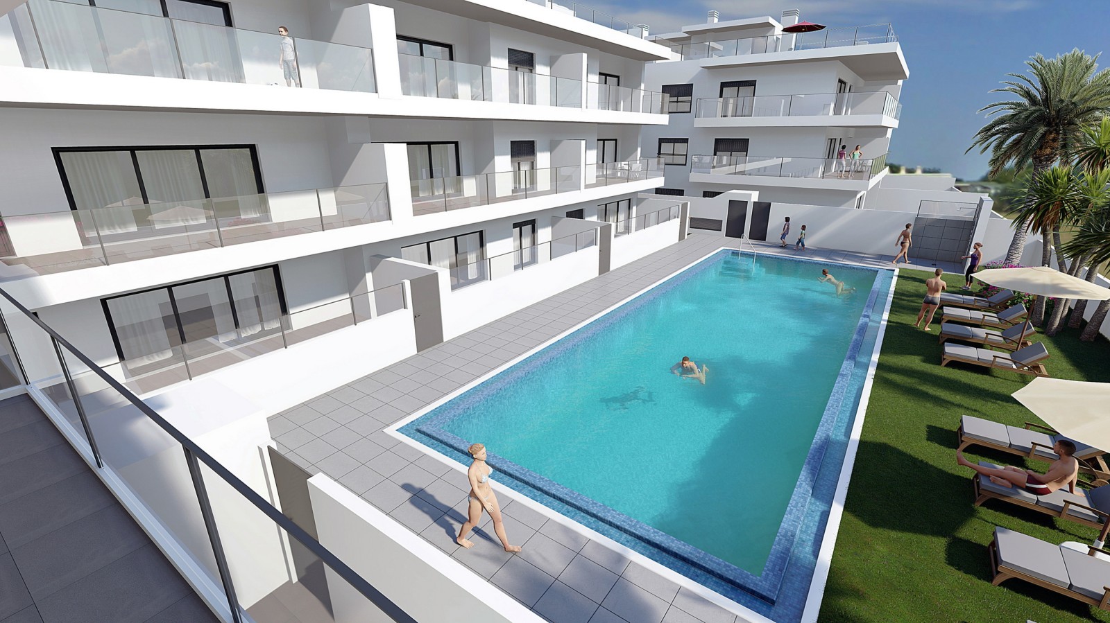 Piso nuevo en condominio privado, en venta en Tavira, Algarve_228341