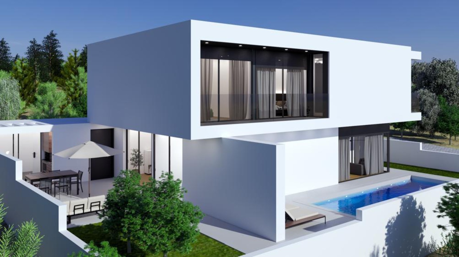 Neue 4+1 Schlafzimmer Villa mit Schwimmbad, zu verkaufen, in Canidelo, V. N. Gaia, Portugal_228597