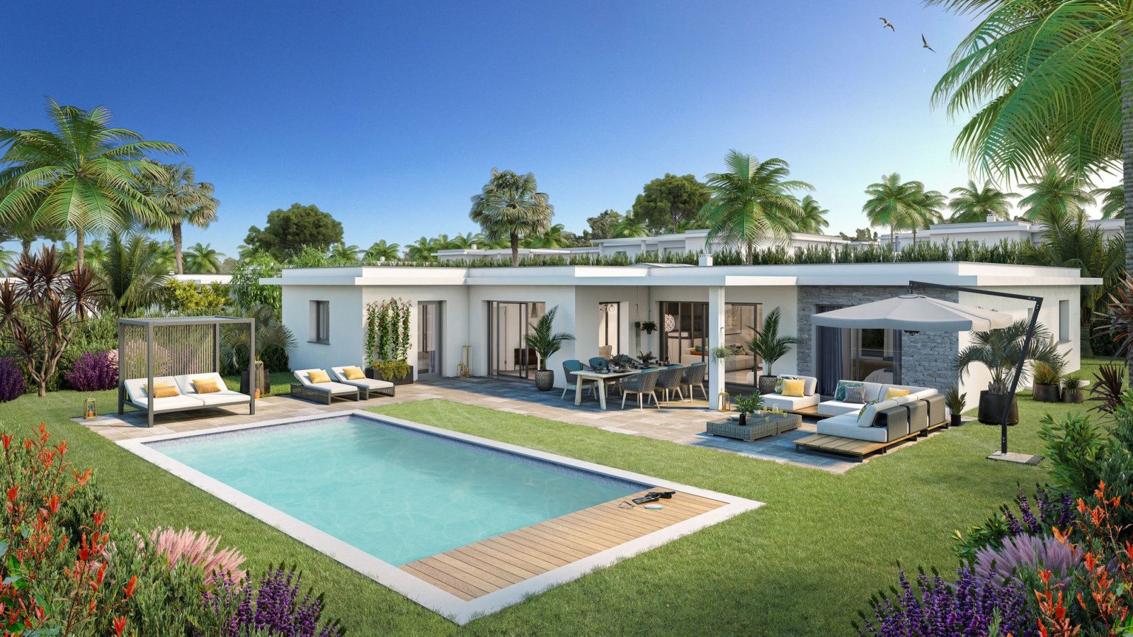 Villa, geschlossene Wohnanlage, nahe Faro Beach, Algarve_230862