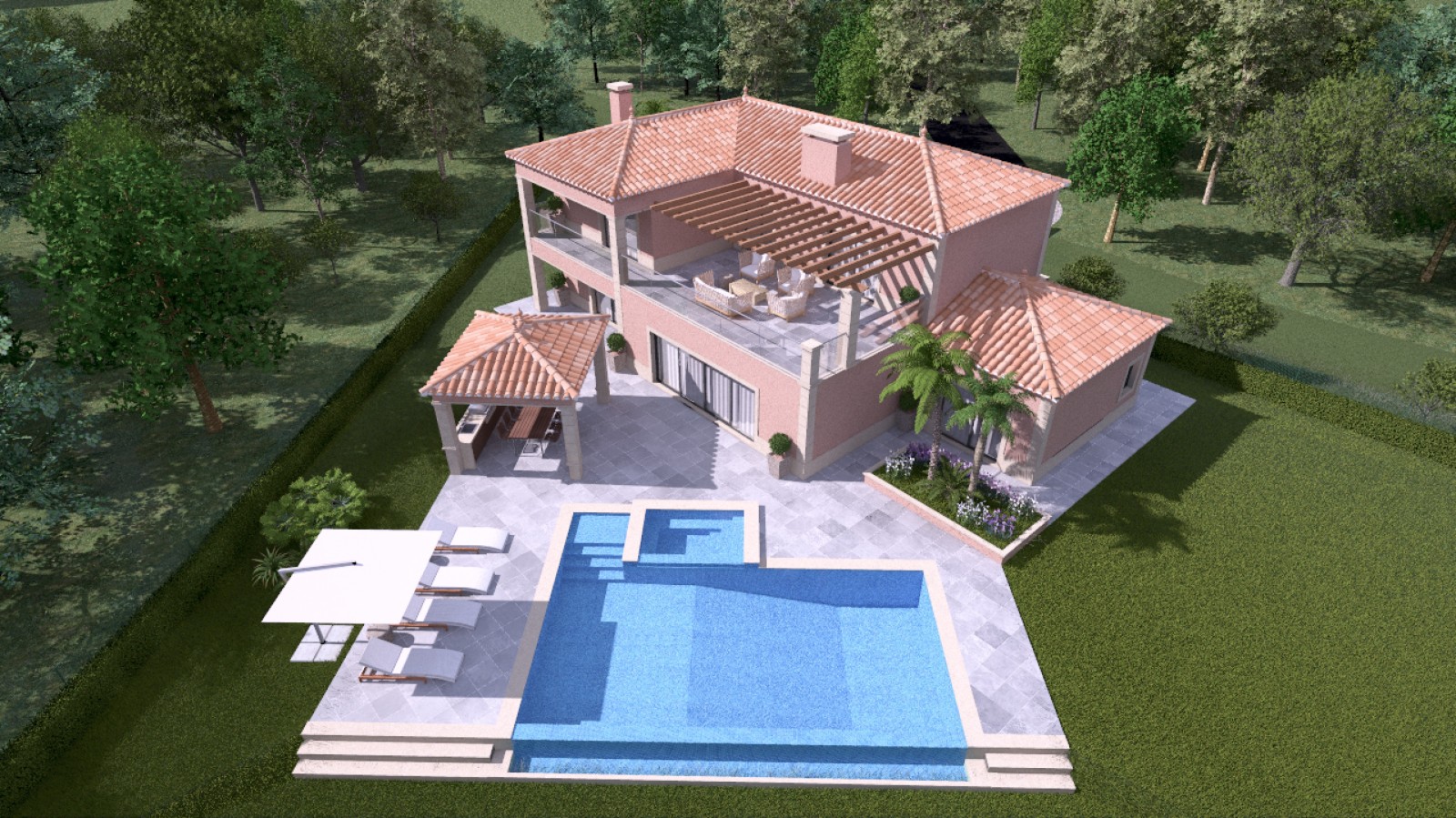 Moradia V4 com piscina, para venda em Portimão, Algarve_231696