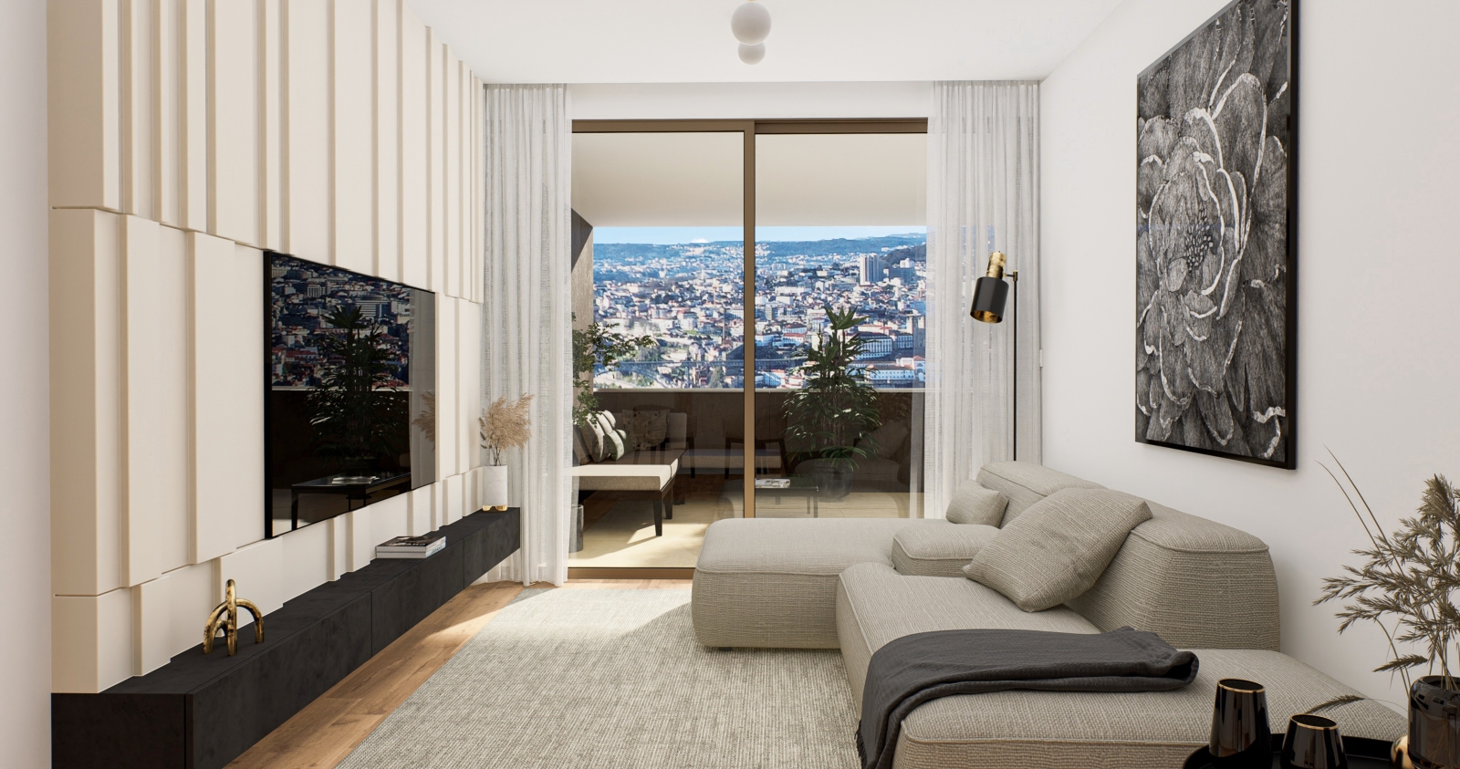Piso nuevo con balcón, en venta, en Vila Nova de Gaia, Oporto, Portugal_234335