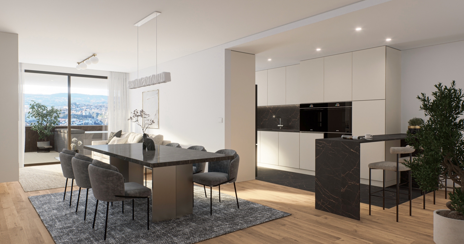 Apartamento novo com piscina, para venda, em V. N. Gaia, Porto, Portugal_234376