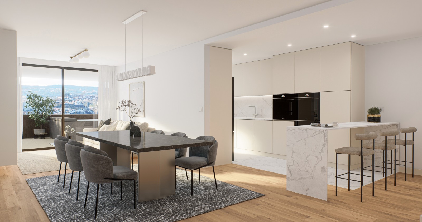 Apartamento novo com piscina, para venda, em V. N. Gaia, Porto, Portugal_234581