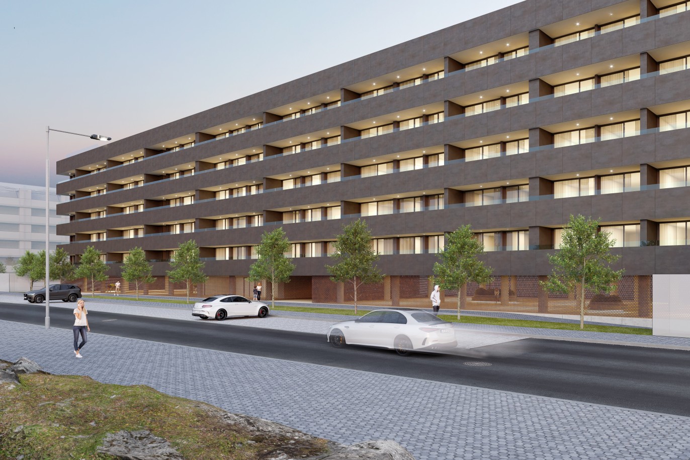 Piso nuevo con balcón, en venta, en V. N. Gaia, Porto, Portugal_234800