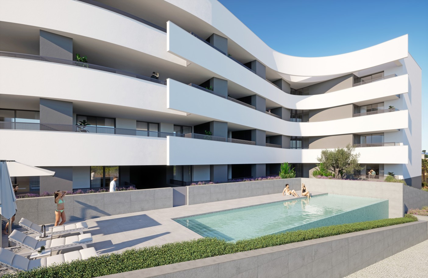 Appartement neuf, 2 chambres, à vendre à Porto de Mós, Lagos, Algarve_235055