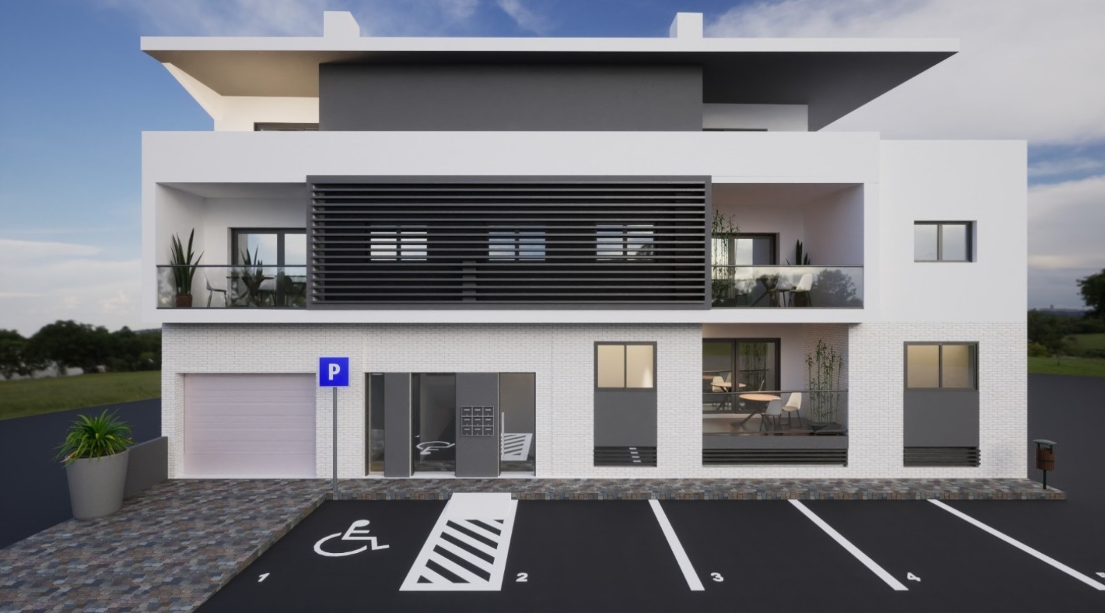 1 chambre à coucher appartement en construction, à vendre à Cabanas de Tavira, Algarve_238658
