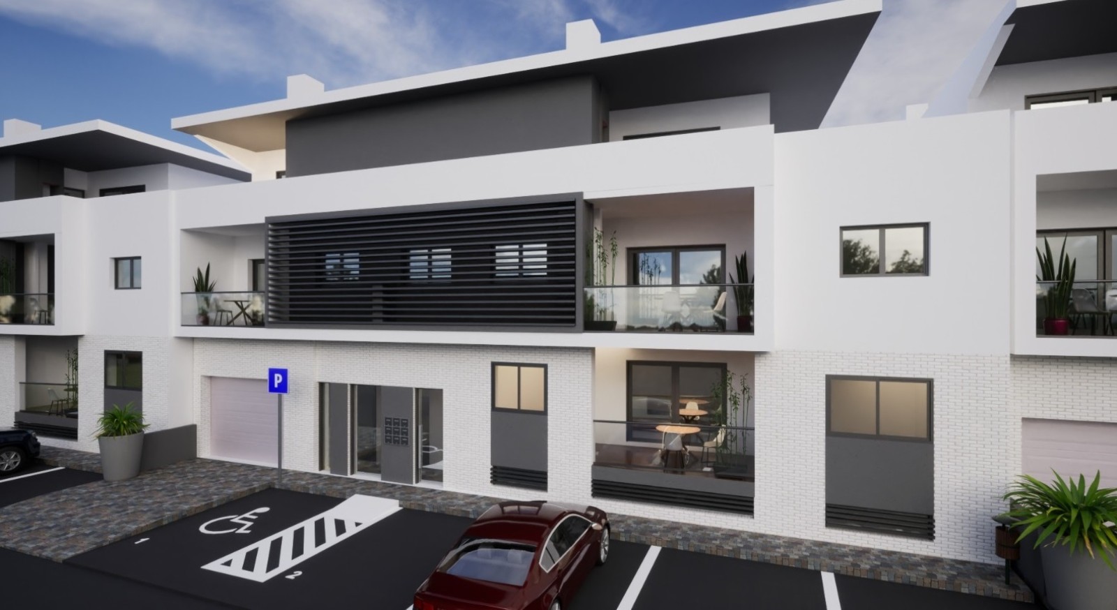 Piso en construcción de 0+1 dormitorio, en venta en Cabanas de Tavira, Algarve_238717