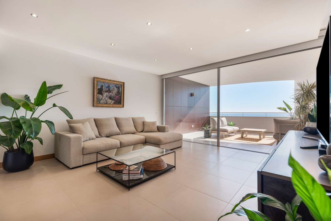 Luxuriöse 2 Zimmer Wohnung mit Meerblick, mit Pool, zu verkaufen, in Porto de Mós, Lagos, Algarve_239334