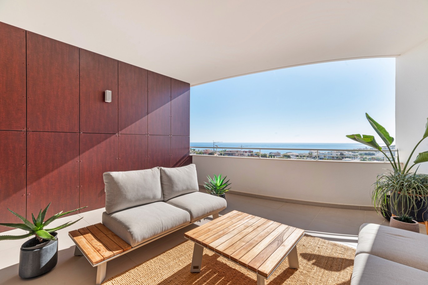Luxuriöse 2 Zimmer Wohnung mit Meerblick, mit Pool, zu verkaufen, in Porto de Mós, Lagos, Algarve_239342