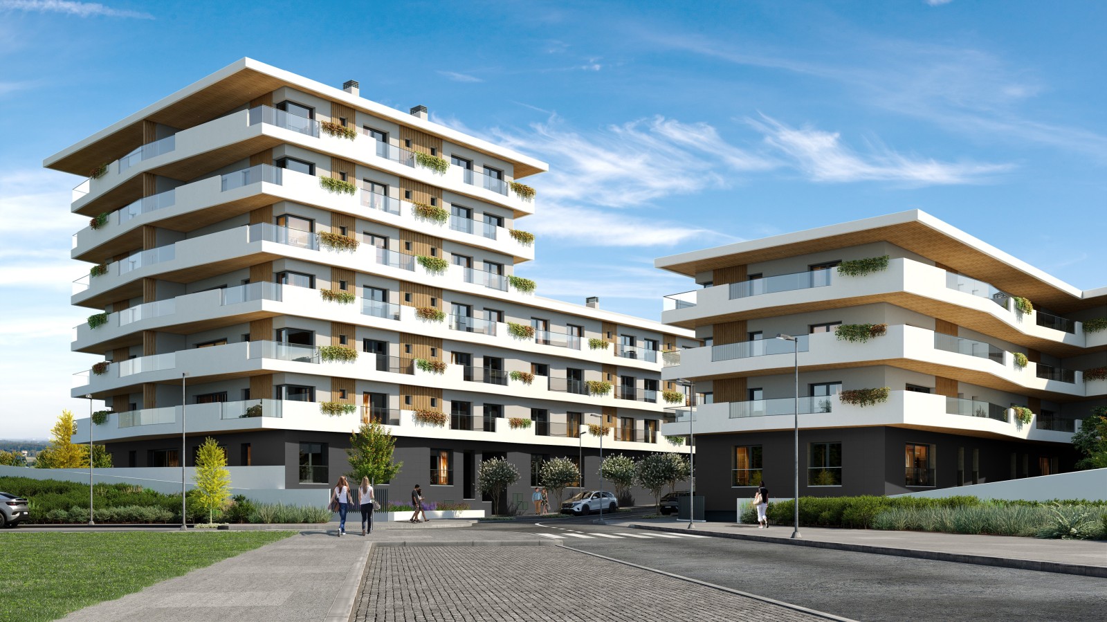 Apartamento novo com varanda, para venda, em Ramalde, Porto_241147