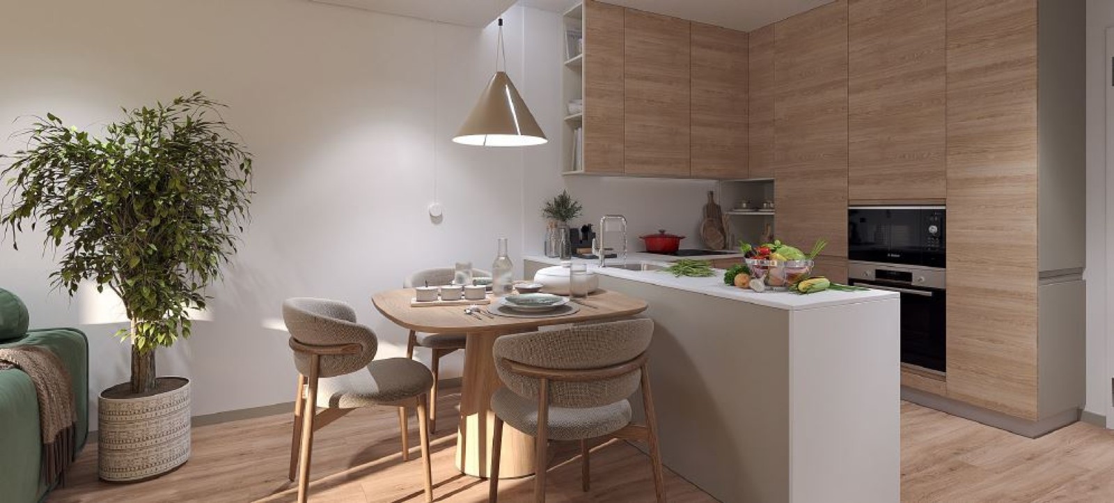 Neue 2-Schlafzimmer-Wohnung mit Terrasse, zu verkaufen, Brisas de Gaia_242122