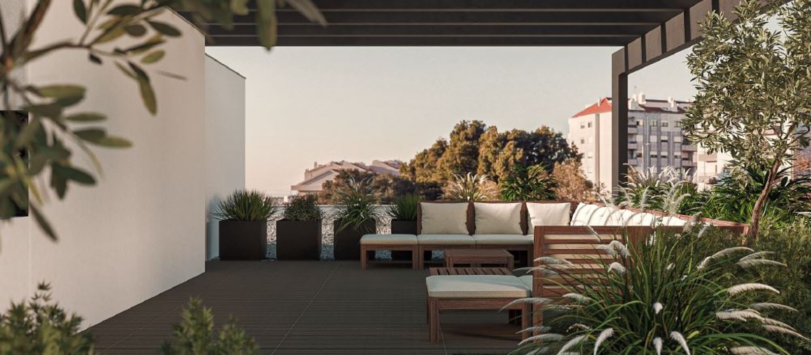 Neue 2-Schlafzimmer-Wohnung mit Terrasse, zu verkaufen, Brisas de Gaia_242131
