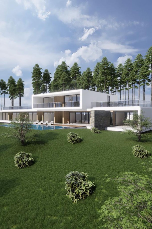 Großes Grundstück mit genehmigtem Projekt, zu verkaufen, in Carvoeiro, Algarve_242350
