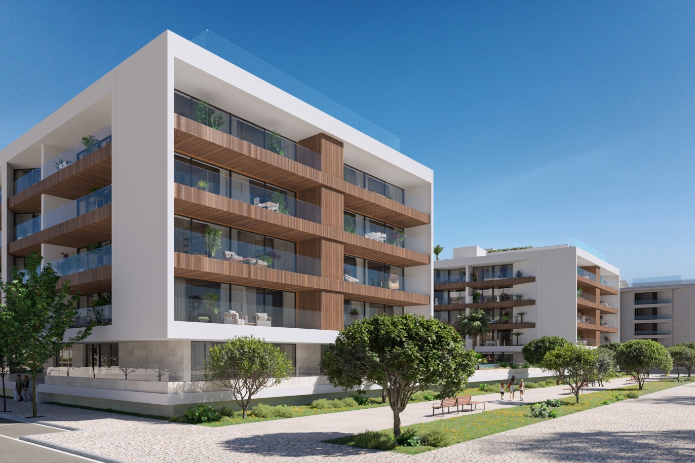 Neue Wohnungen mit Meerblick, 1, 2 & 3 Schlafzimmer, zu verkaufen in Olhão, Algarve_243661