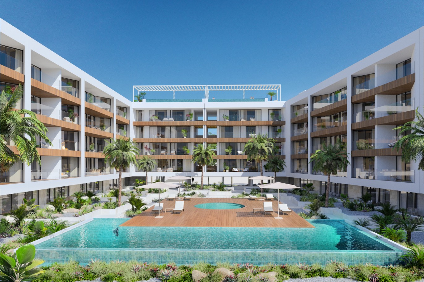 Novos apartamentos com vista mar, T1, T2 & T3, para venda em Olhão, Algarve_243682
