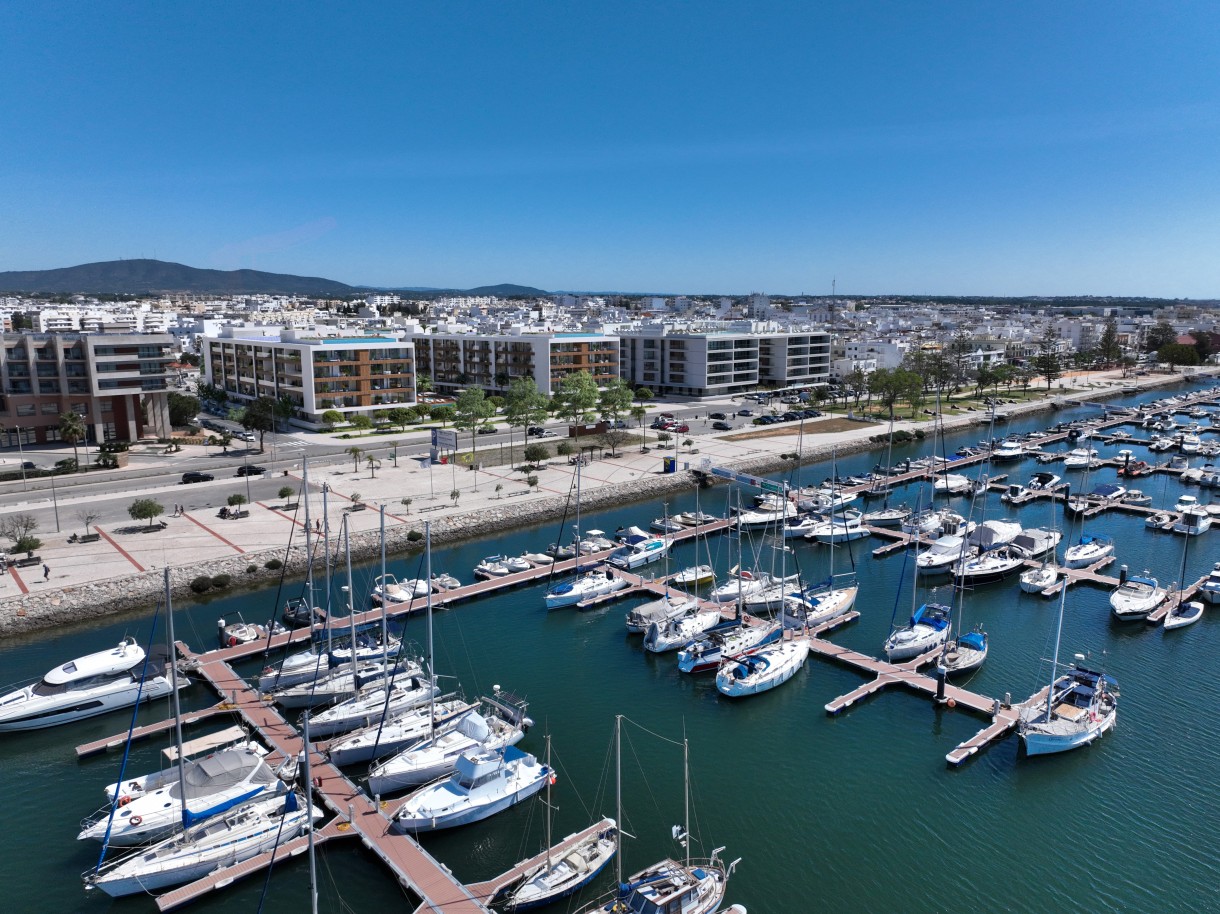 Novos apartamentos com vista mar, T1, T2 & T3, para venda em Olhão, Algarve_243689