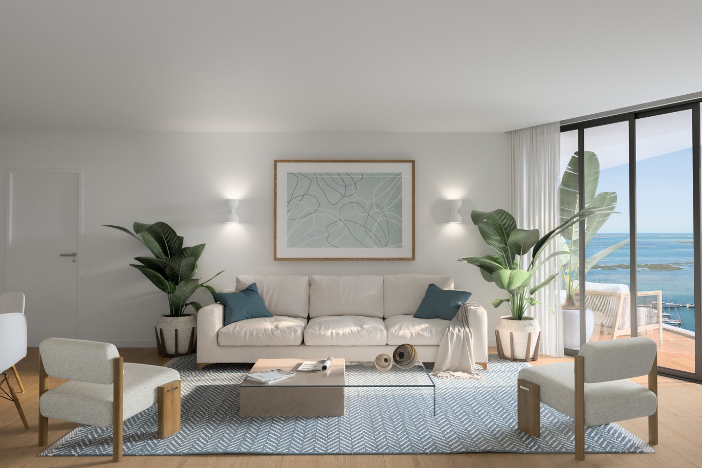 New apartments with sea view, T1, T2 & T3, for sale in Olhão, Algarve_244130
