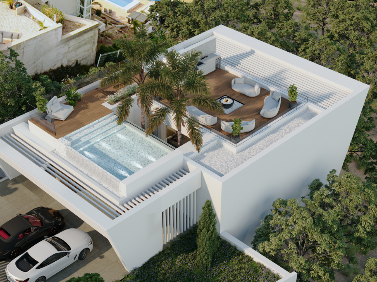 Fantastique Villa de 3 chambres, en construction, à Carvoeiro, Algarve_244884