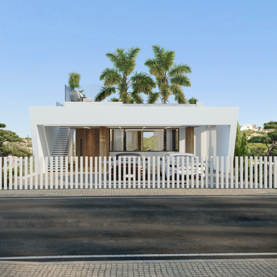 Fantastique Villa de 3 chambres, en construction, à Carvoeiro, Algarve_244885