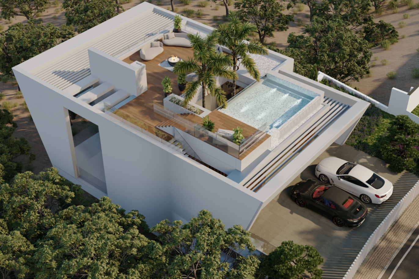 Fantastique Villa de 3 chambres, en construction, à Carvoeiro, Algarve_244887