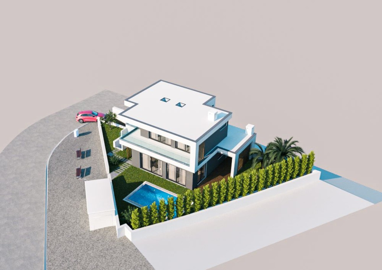 Zeitgenössische Villa mit 3+1 Schlafzimmern, im Bau, in Portimão, Algarve_246318