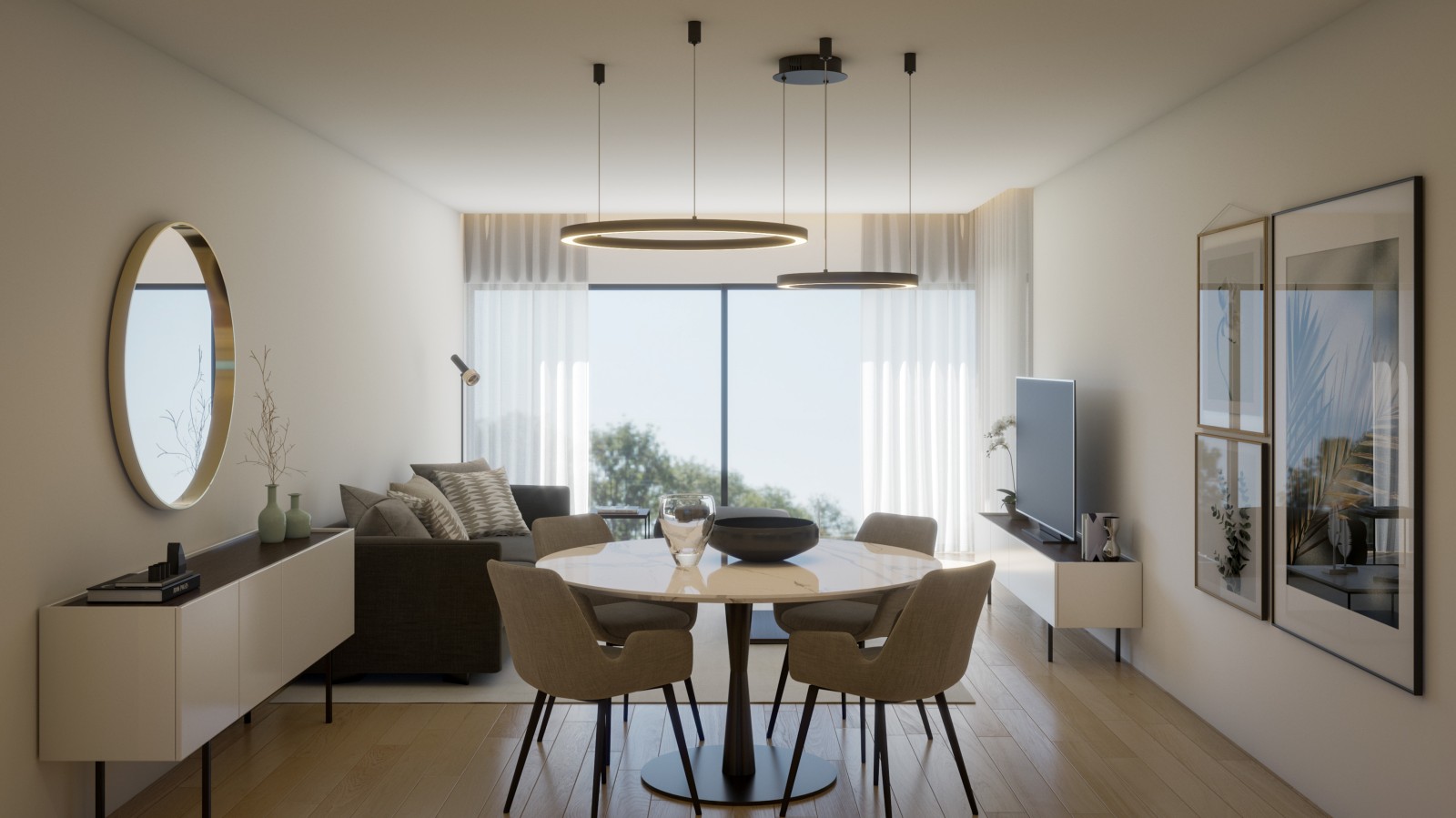 Moderno Apartamento T2, em condomínio privado, em Alvor, Algarve_246822
