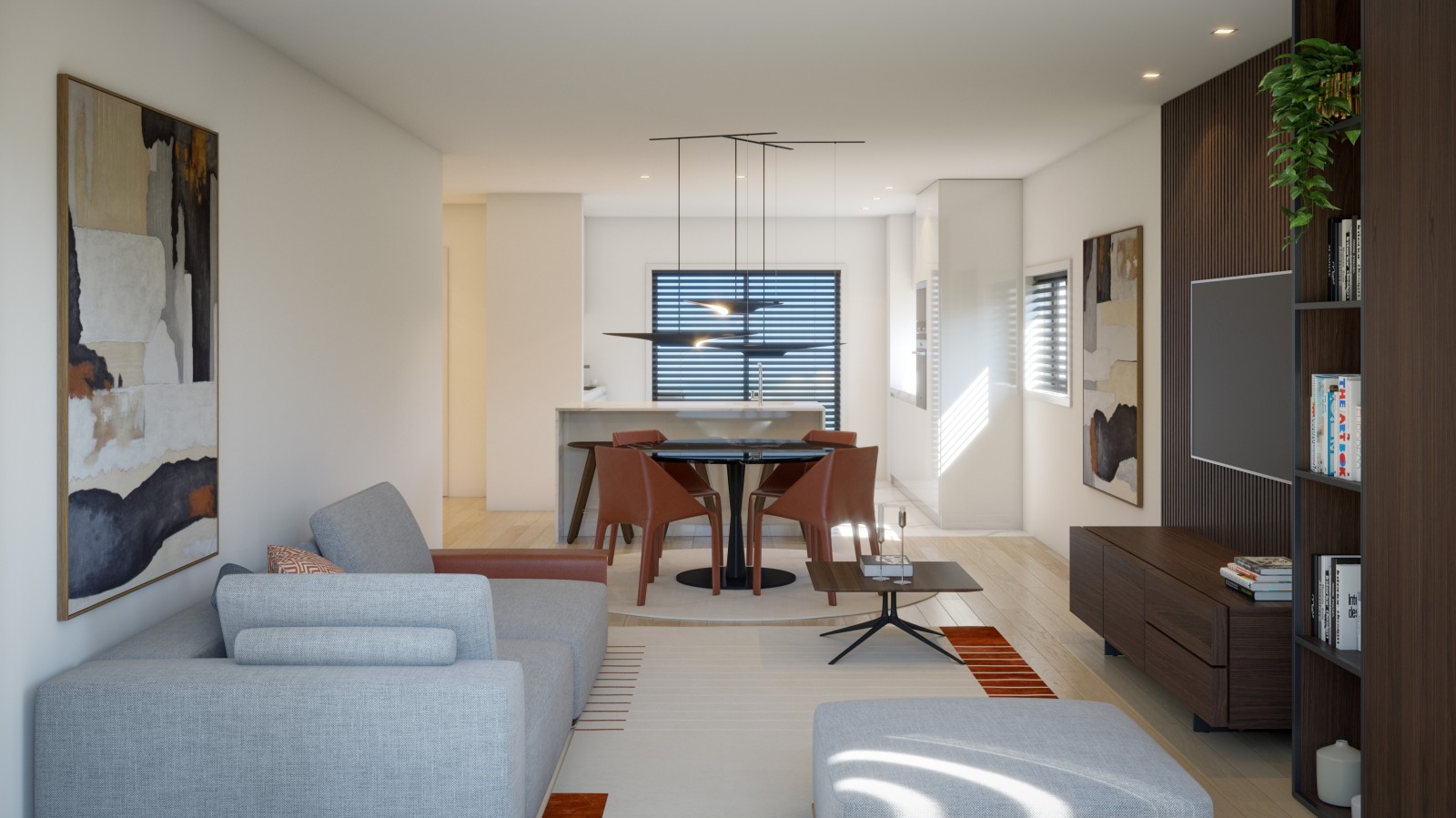 Moderno Apartamento T2, em condomínio privado, em Alvor, Algarve_246937