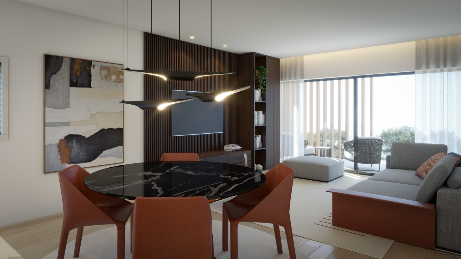 Moderno Apartamento T2, em condomínio privado, em Alvor, Algarve_246938