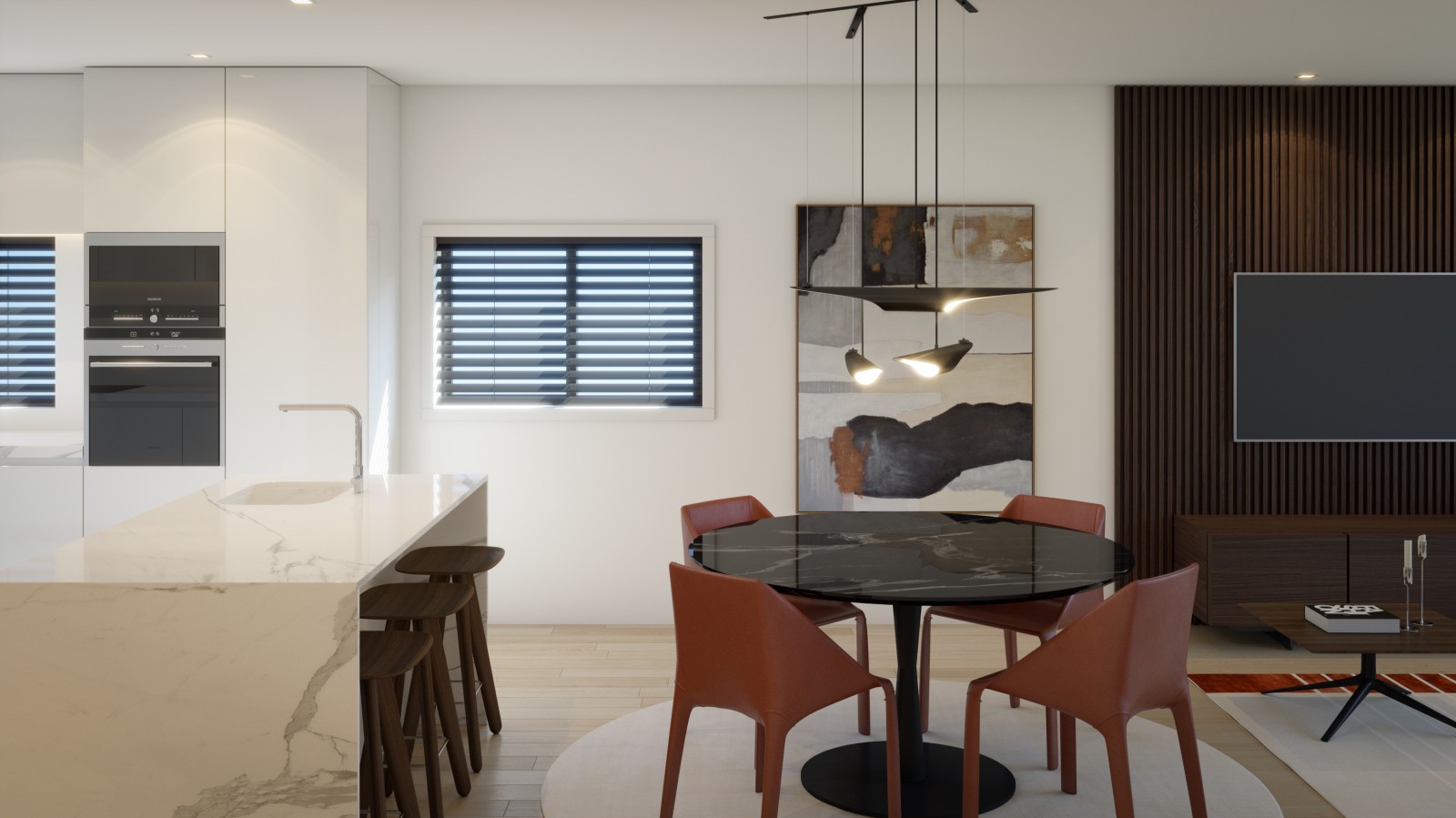 Moderno Apartamento T2, em condomínio privado, em Alvor, Algarve_246939
