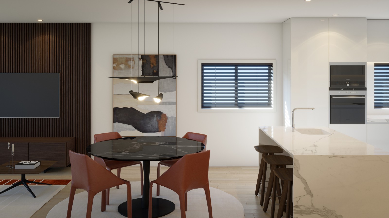 Moderno Apartamento, 2 quartos, em condomínio privado, em Alvor, Algarve_246952