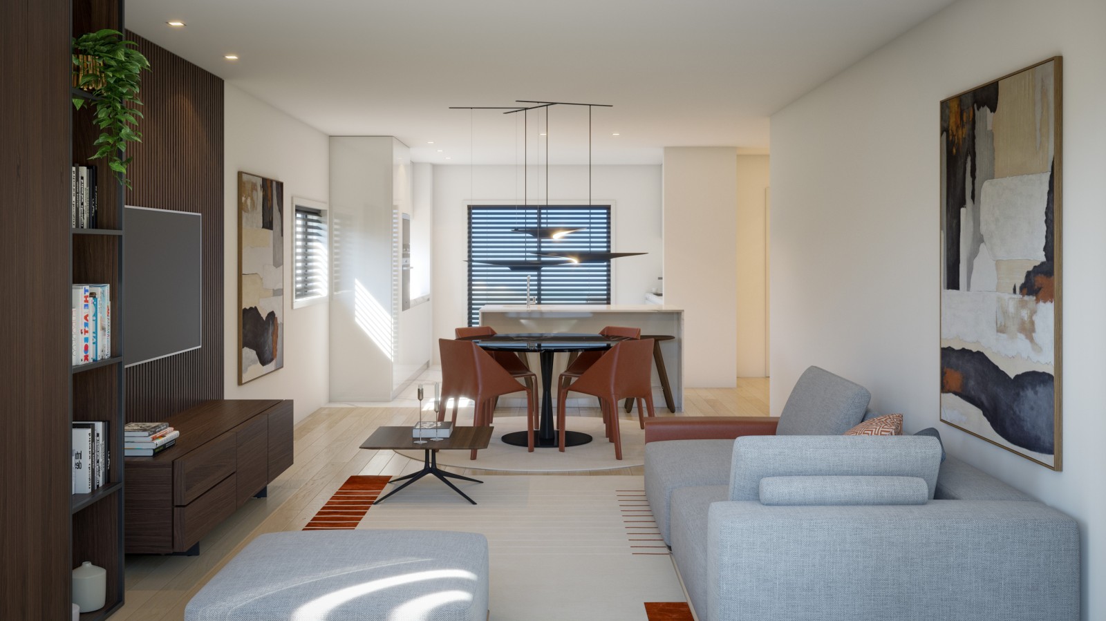 Moderno Apartamento, 2 quartos, em condomínio privado, em Alvor, Algarve_246953