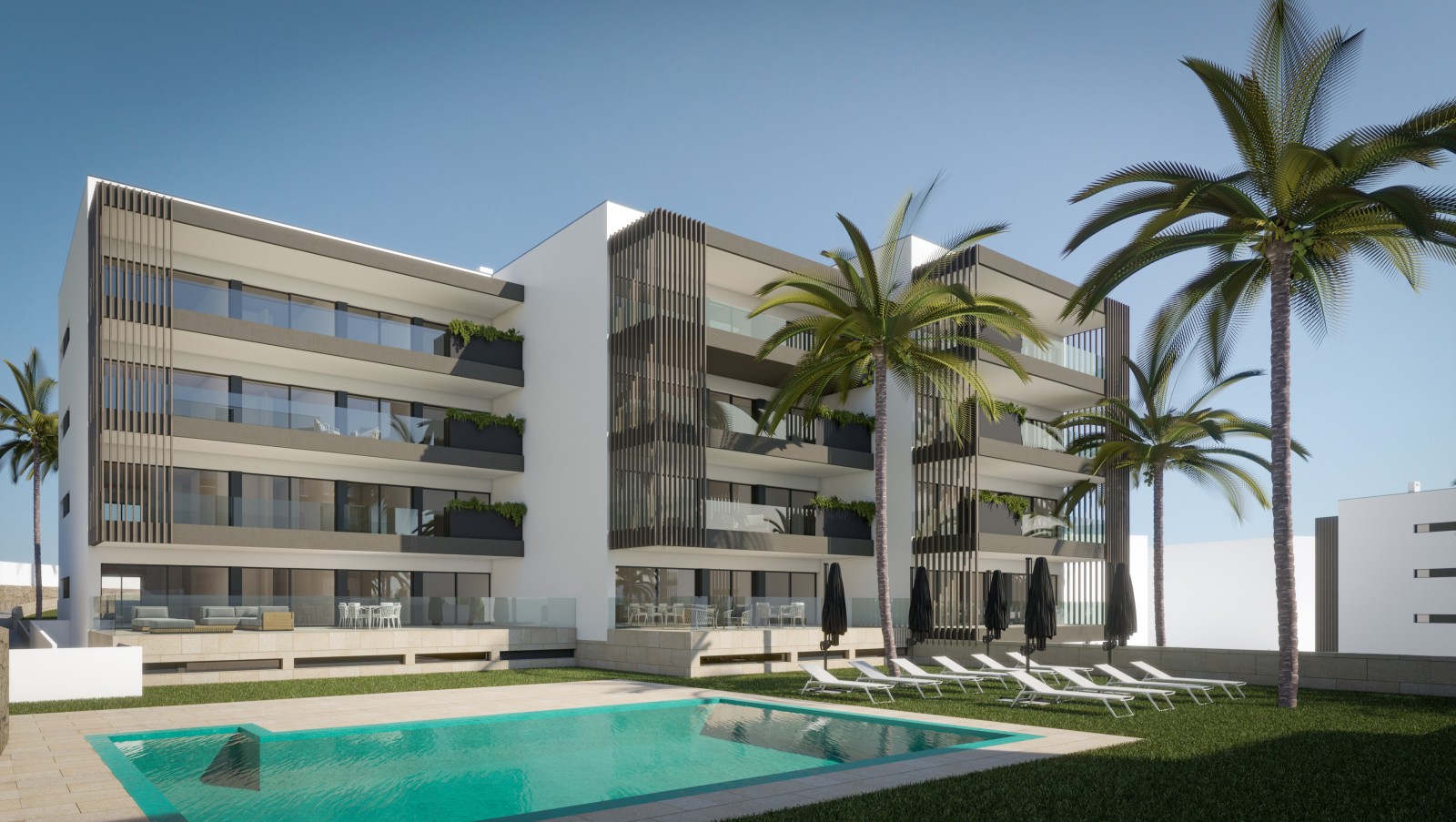 Apartement moderne de 2 chambres, en condominium privé, à Alvor, Algarve_246989