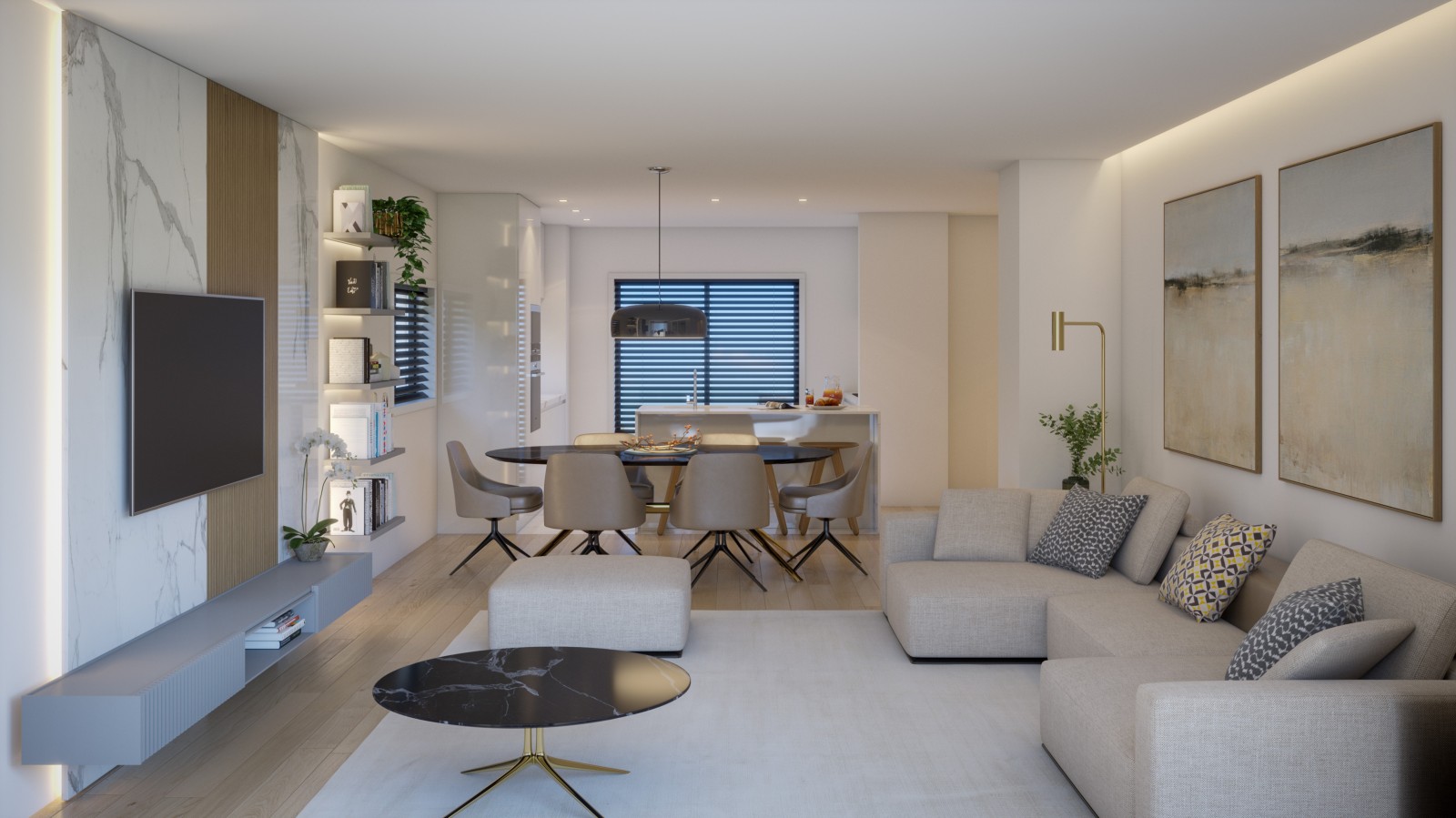 Moderne Wohnung mit 3 Schlafzimmern, Kondominium privat, Alvor, Algarve_247004