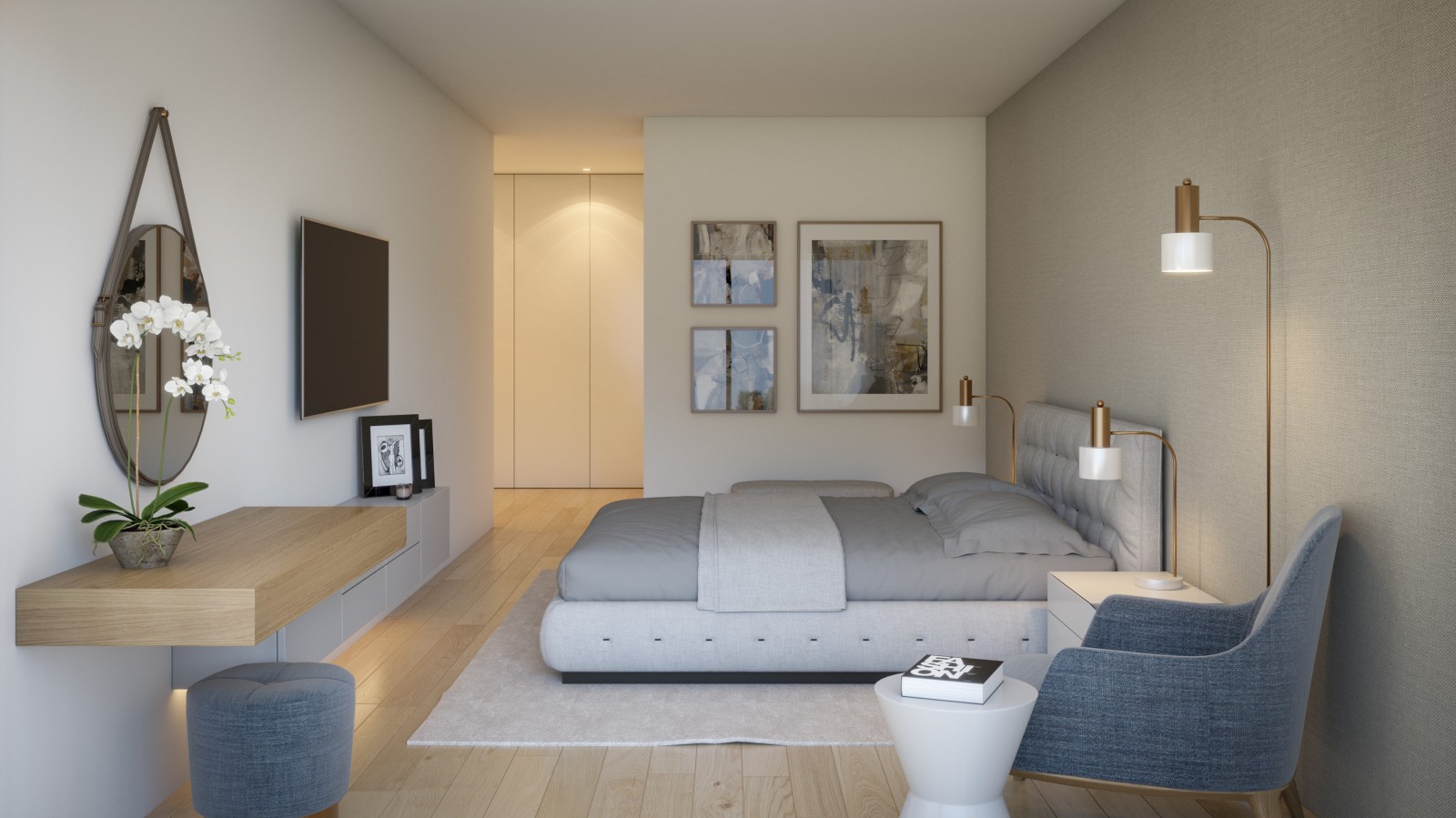 Moderno Apartamento T3, em condomínio privado, em Alvor, Algarve_247011