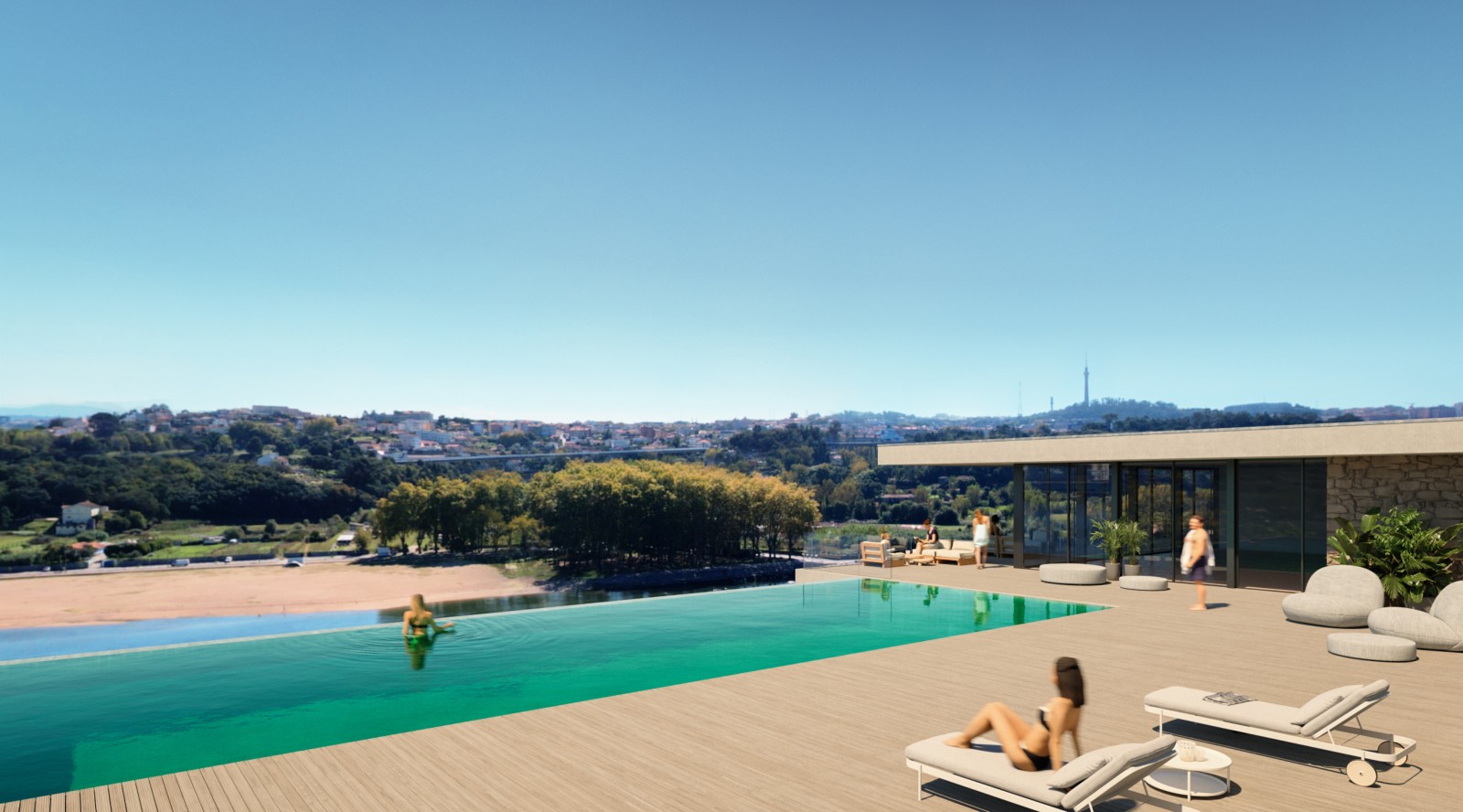 Vier Schlafzimmer Villa mit Garten und Pool zu verkaufen, Porto, Potugal_248188
