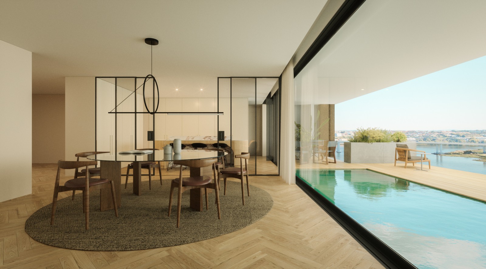 Vier Schlafzimmer Duplex-Villa mit Garten und Pool zu verkaufen, Porto, Portugal_248203
