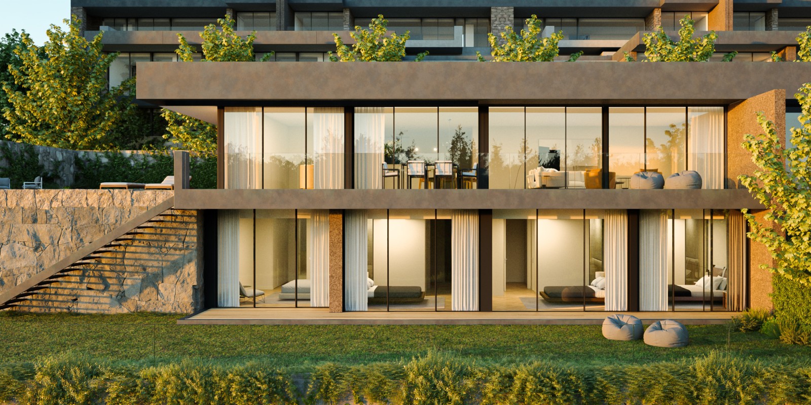 Vier Schlafzimmer Duplex-Villa mit Garten und Pool zu verkaufen, Porto, Portugal_248207