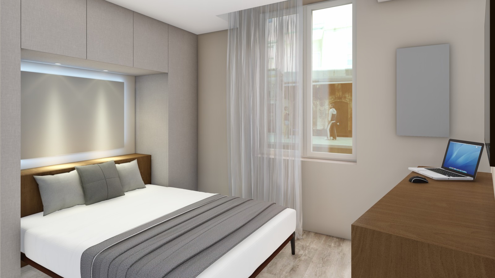 Neue 1-Bett-Wohnung mit Innenhof, zu verkaufen in Porto, Portugal_248822