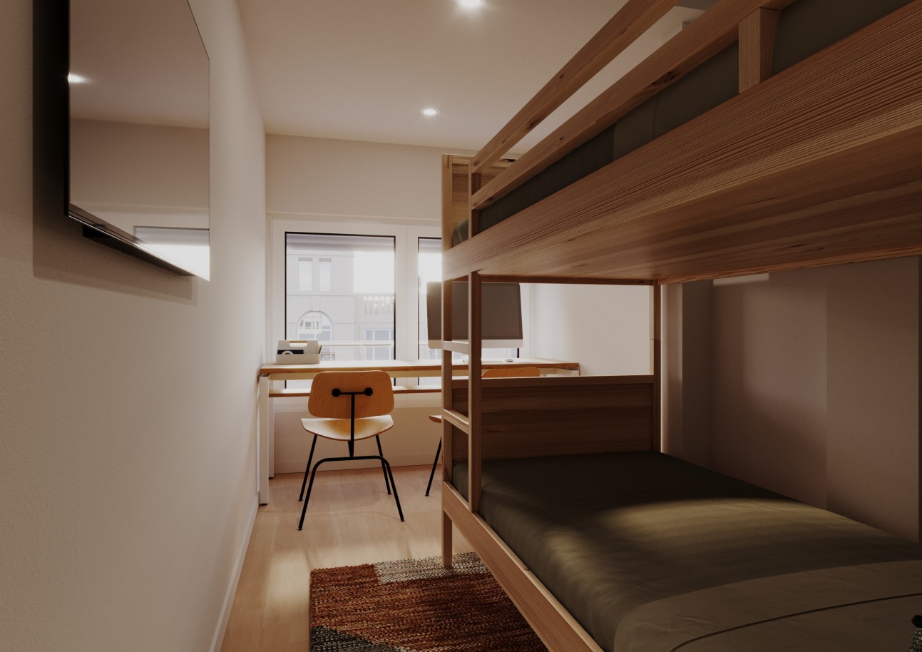 Appartement rénové de 3 chambres à vendre, centre de Porto, Portugal_248954