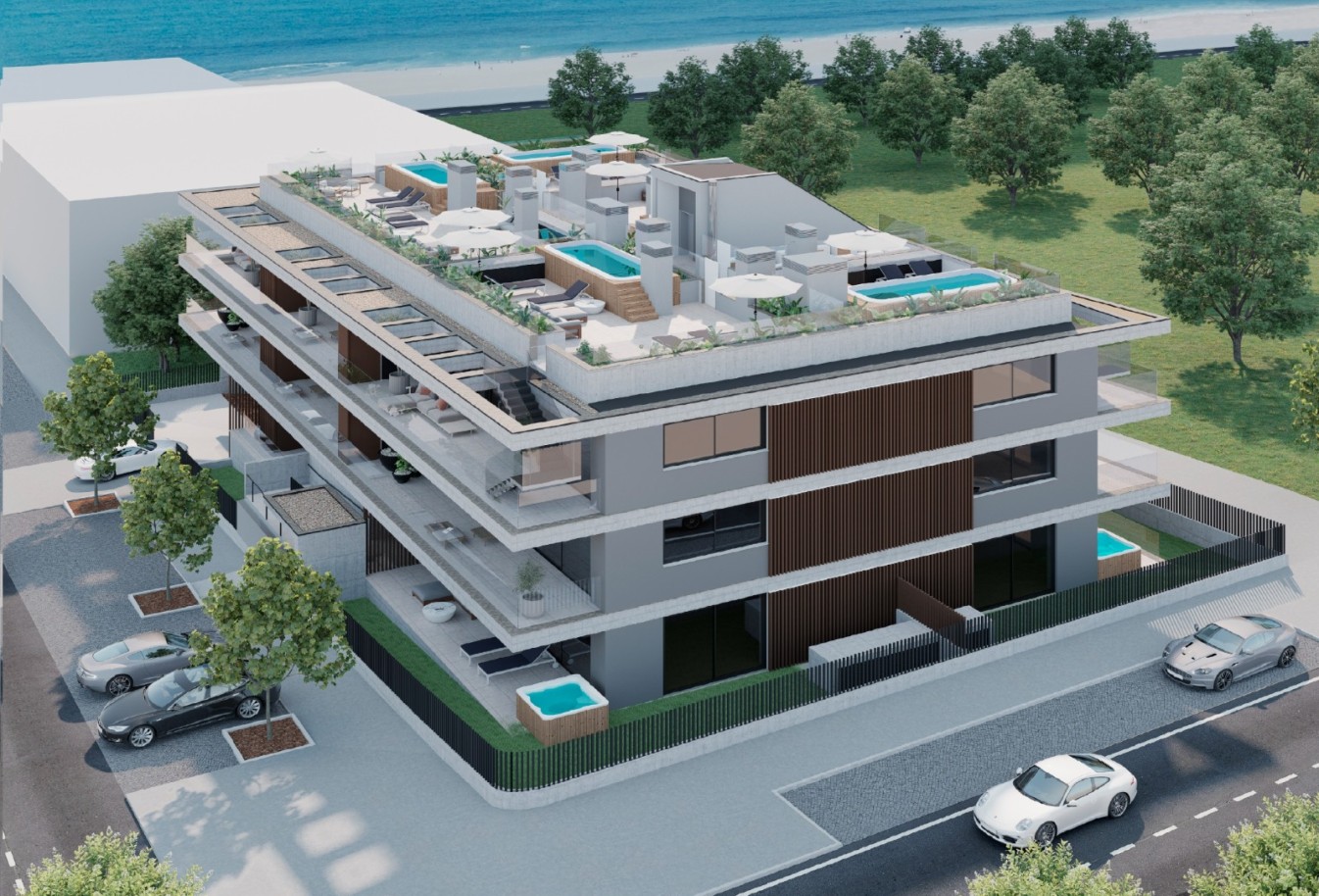 Appartement de 3 chambres avec vue sur la mer, terrasse et jacuzzi, à vendre, Gaia, Portugal_250222